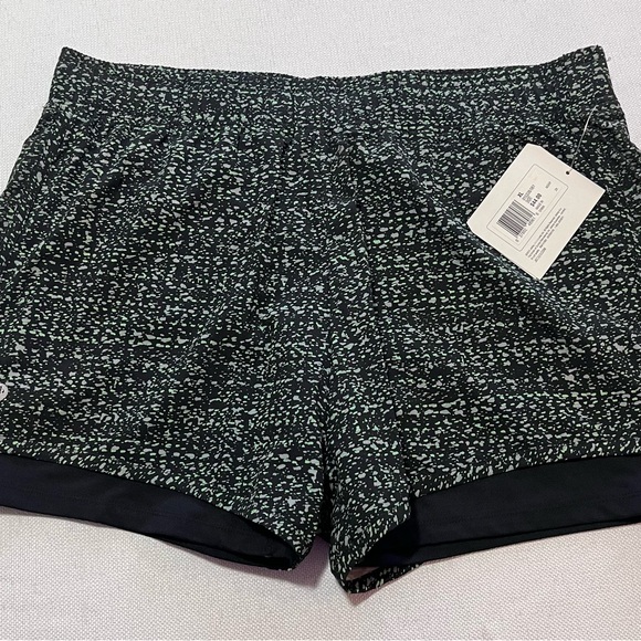 Jockey Women's Black and Green Athletic Shorts - Picture 1 of 9